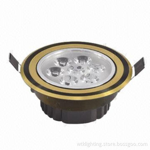 LED 7W Superior Ceiling Downlight with Black and Golden Edge